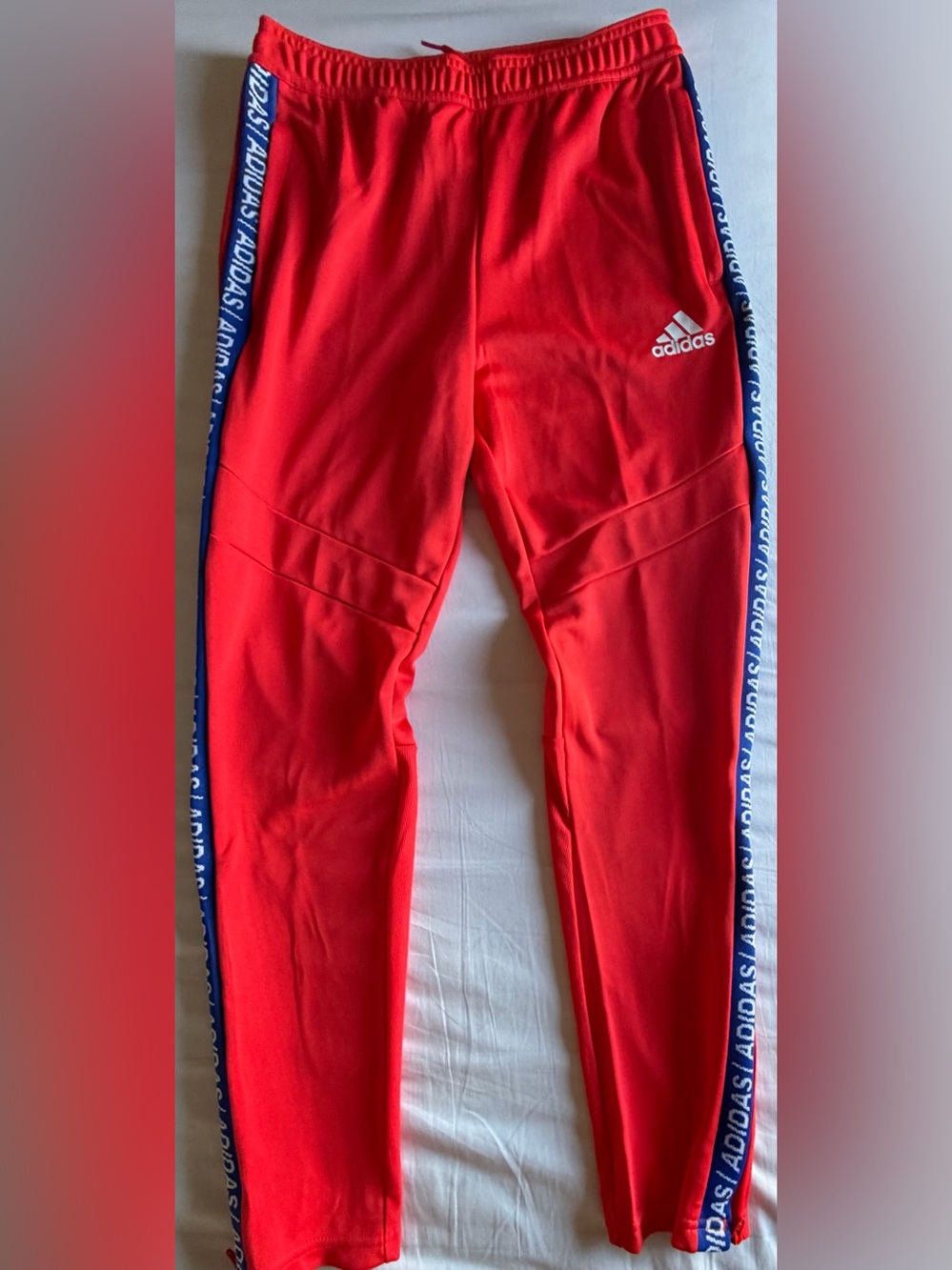 Adidas Tiro 19 Track Soccer Pants Red/Blue GH6865 Youth Sz: Large